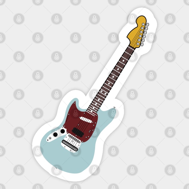 Electric guitar Sticker by Pendientera